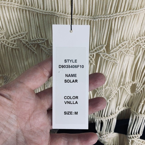 Diane Von Furstenberg Solar Macrame Belted Mini Dress Womens Size M NWT $595 - Picture 9 of 15